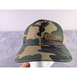 Leupold Optics Authority Camo Trucker Hat Tan Mesh Snapback Hunting Baseball Cap